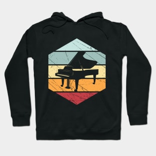 Piano music instrument gift pianist keyboard play Hoodie